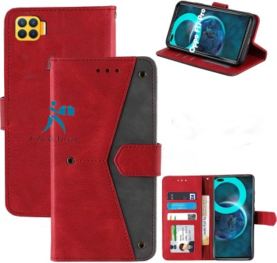 GoPerfect Back Cover for Oppo F17 Pro(Red, Shock Proof, Pack of: 1)