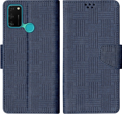 korumacase Flip Cover for Honor 9A(Blue, Shock Proof, Pack of: 1)