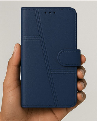 Silkwire Flip Cover for oppo reno 12 pro 5g(Blue)