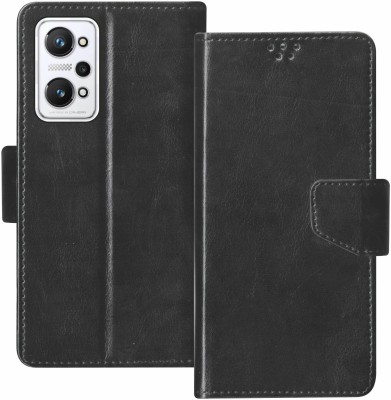 SBMS Flip Cover for Realme GT Neo 3T 80W, Realme GT Neo 2(Black, Shock Proof, Pack of: 1)