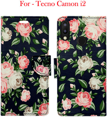 Toklot Flip Cover for Tecno Camon i2(Black, Pack of: 1)