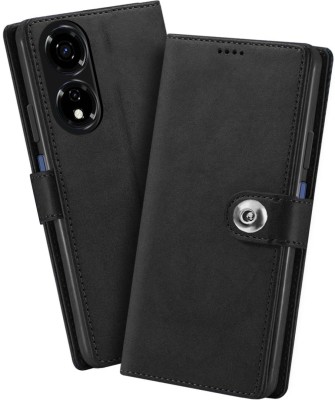 Fashionury Flip Cover for Itel P55 5G(Black, Magnetic Case, Pack of: 1)