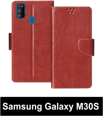korumacase Flip Cover for Samsung Galaxy M30S(Brown, Shock Proof, Pack of: 1)