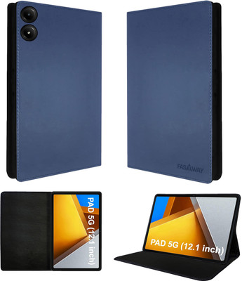 Fastway Flip Cover for POCO Pad 12.1 inch(Blue, Dual Protection, Pack of: 1)