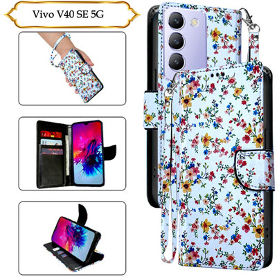 PARGO Flip Cover for Vivo V40 SE 5G(White, Pack of: 1)