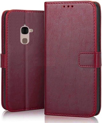 GoPerfect Flip Cover for Lenovo K4 Note(Red, Dual Protection, Pack of: 1)