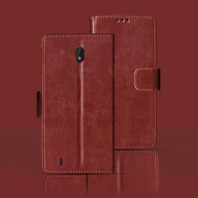 Kalua Mall Flip Cover for Nokia C01 Plus(Maroon, Magnetic Case, Pack of: 1)