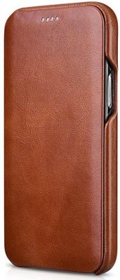 COVERLY Flip Cover for Vivo Y31(Brown, Magnetic Case, Pack of: 1)