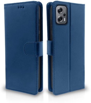 TINGTONG Flip Cover for Redmi K50i, Mi Redmi K50i, Redmi K50i 5G, Mi Redmi K50i 5G(Blue, Cases with Holder, Pack of: 1)