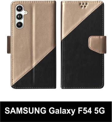 korumacase Flip Cover for Samsung Galaxy F54 5G Multicolor(Black, Shock Proof, Pack of: 1)