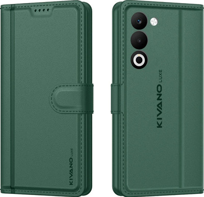 KIVANO LUXE Flip Cover for Oppo K13X 5G / Oppo A5 5G(Green, Magnetic Case, Pack of: 1)