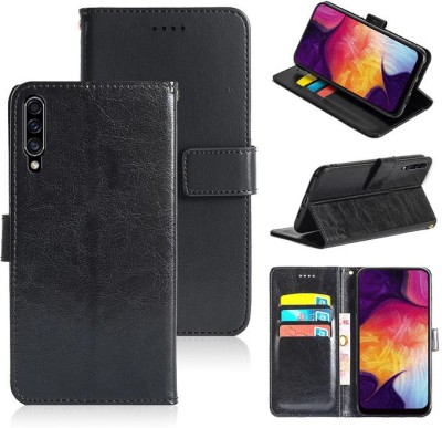 SMARTPOCKET Back Cover for Samsung Galaxy A50s(Black, Pack of: 1)