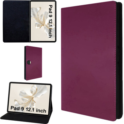 TGK Flip Cover for Honor Pad 9 12.1 Inch Tablet(Purple, Dual Protection, Pack of: 1)