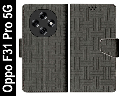 SBMS Flip Cover for Oppo F31 Pro 5G Back Cover Case with Magnatic Closure(Black, Shock Proof, Pack of: 1)