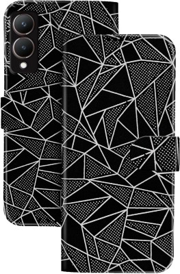 Knotyy Flip Cover for vivo Y28 5G(Black, Dual Protection, Pack of: 1)