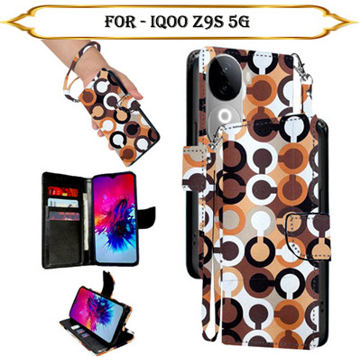 PARGO Flip Cover for iQOO Z9s 5G(Multicolor, Pack of: 1)