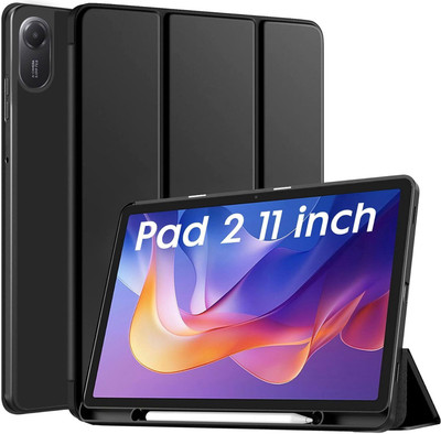 TabArmor Flip Cover for Redmi Pad 2 Smart Tablet Case – Premium Protection with Style(Black, Shock Proof, Pack of: 1)
