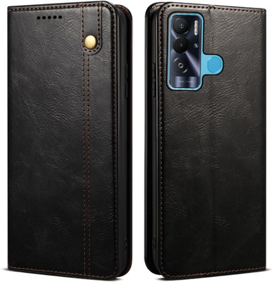GoPerfect Flip Cover for Tecno Pova Neo 4G |No.1 Top Trending Business Series | Wallet Back Cover(Black, Magnetic Case, Pack of: 1)