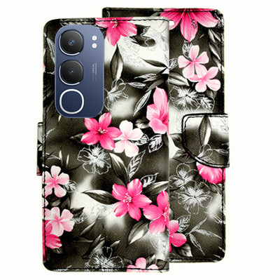 Shanno Enterprises Flip Cover for Vivo Y19s 5G(Black, Pack of: 1)