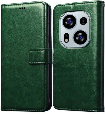 Casotec Flip Cover for Tecno Phantom X2 5G(Green, Pack of: 1)