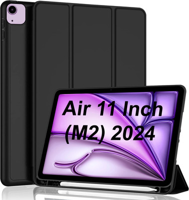 TGK Flip Cover for Apple iPad Air 11 inch M3 M2 2024 2025, iPad Air 4th Gen 10.9 inch, iPad Air 5th gen 10.9 inch(Black, Dual Protection, Pack of: 1)