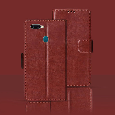 Kalua Mall Flip Cover for OPPO A5S(Maroon, Pack of: 1)