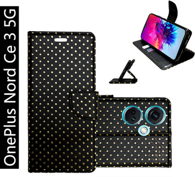 Toklot Flip Cover for OnePlus Nord Ce 3 5G(Black, Pack of: 1)