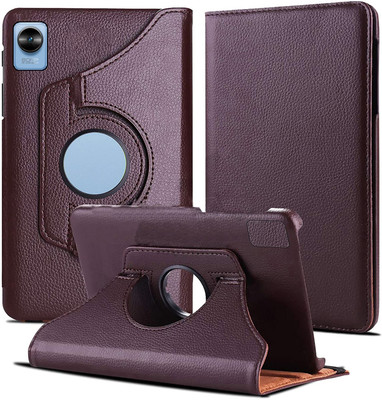 Mobilejoy Flip Cover for Realme pad mini 8.7inch(Brown, Dual Protection, Pack of: 1)
