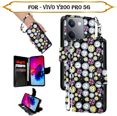PARGO Flip Cover for Vivo Y200 Pro 5G(Multicolor, Pack of: 1)
