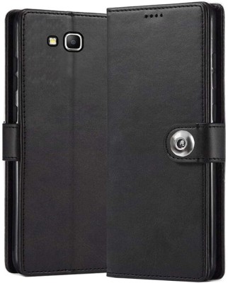 ComboArt Flip Cover for Samsung Galaxy Grand Prime(Black, Camera Bump Protector, Pack of: 1)