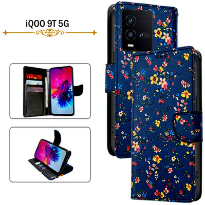 Hpa Flip Cover for iQOO 9T 5G(Blue, Pack of: 1)