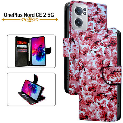 PARGO Flip Cover for OnePlus Nord CE 2 5G(Red, Pack of: 1)