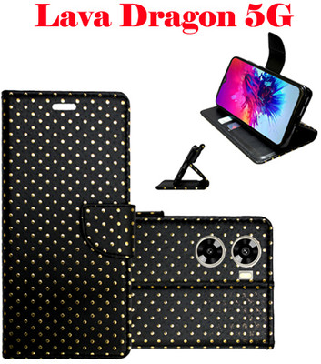 Vacko Flip Cover for Lava Dragon 5G(Black, Pack of: 1)
