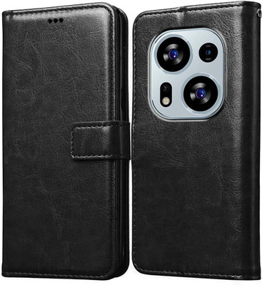 Casotec Flip Cover for Tecno Phantom X2 5G(Black, Pack of: 1)