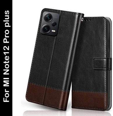 Winkel Flip Cover for Xiaomi REDMI Note 12 Pro Plus 5G(Black, Cases with Holder, Pack of: 1)