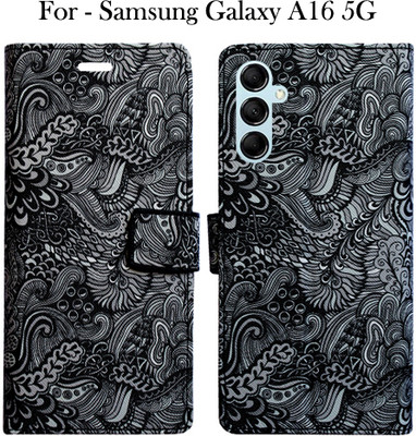 Toklot Flip Cover for Samsung Galaxy A16 5G(Black, Pack of: 1)