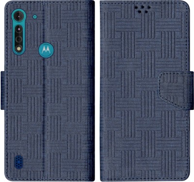 Telecase Flip Cover for Motorola Moto G8 Power Lite(Blue, Shock Proof, Pack of: 1)