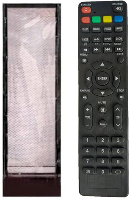 LUNAGARIYA Flip Cover for Protective Cover for China LED/LCD TV Remote 00F7-01(Black)