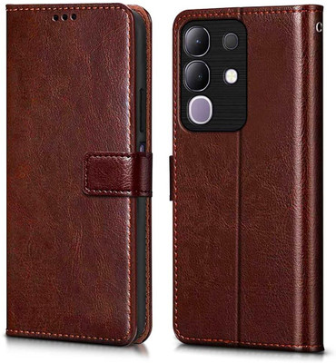 STARFUN Flip Cover for Vivo Y31 Pro 5G, vivo T4x 5G, iQoo Z10x 5G(Brown, Dual Protection, Pack of: 1)