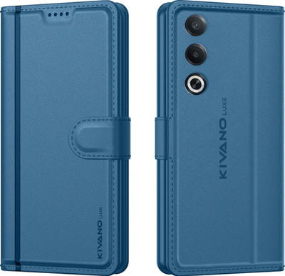 KIVANO LUXE Flip Cover for Oppo K12x 5G / Oppo A3 Pro 5G(Blue, Magnetic Case, Pack of: 1)