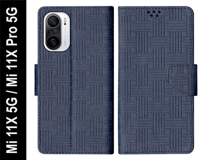 SBMS Flip Cover for Xiaomi Mi 11X Pro 5G / Mi 11X 5G(Blue, Pack of: 1)