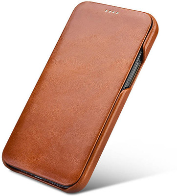 LIKECASE Flip Cover for vivo iQOO Z7 Pro 5G / Vivo T2 Pro 5G(Brown, Rugged Armor, Pack of: 1)
