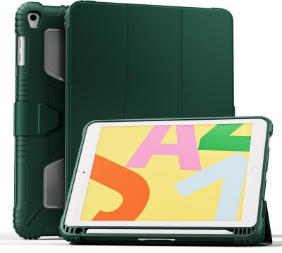 SwooK Flip Cover for Apple iPad 9th Gen 10.2 inch(Green)