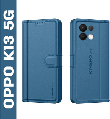 KIVANO LUXE Flip Cover for Oppo K13 5G(Blue, Magnetic Case, Pack of: 1)