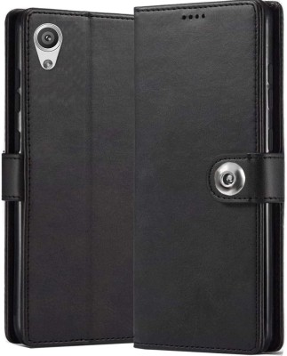 Worth Buy Flip Cover for Vivo Y51L | Leather Case | (Flexible, Shock Proof Back Cover |(Black, Shock Proof, Pack of: 1)