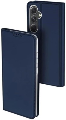 Elica Flip Cover for Samsung Galaxy M55 5G | F55 5G(Blue, Hard Case, Pack of: 1)