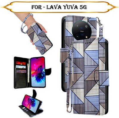 PARGO Flip Cover for Lava Yuva 5G(Multicolor, Pack of: 1)