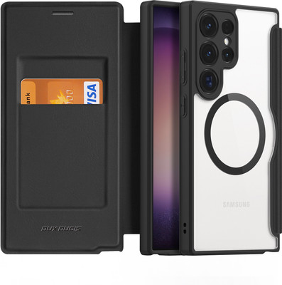 Dux Ducis Flip Cover for Samsung Galaxy S24 Ultra 5G(Black, Magsafe, Pack of: 1)