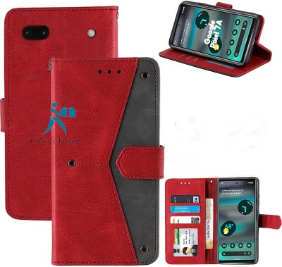 GoPerfect Flip Cover for Samsung Galaxy A03s 4G(Red, Dual Protection, Pack of: 1)