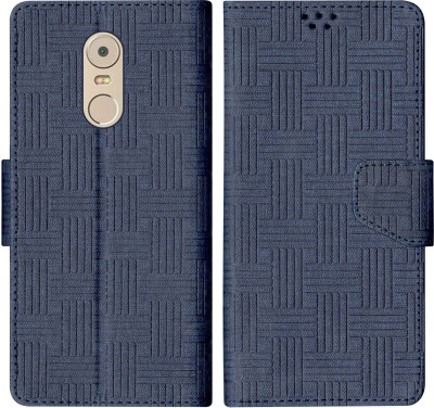 SScase Flip Cover for Lenovo K6 Note(Blue, Shock Proof, Pack of: 1)